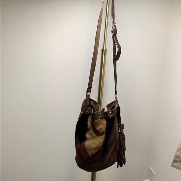 Zara Suede Bucket Bag - Picture 3 of 6